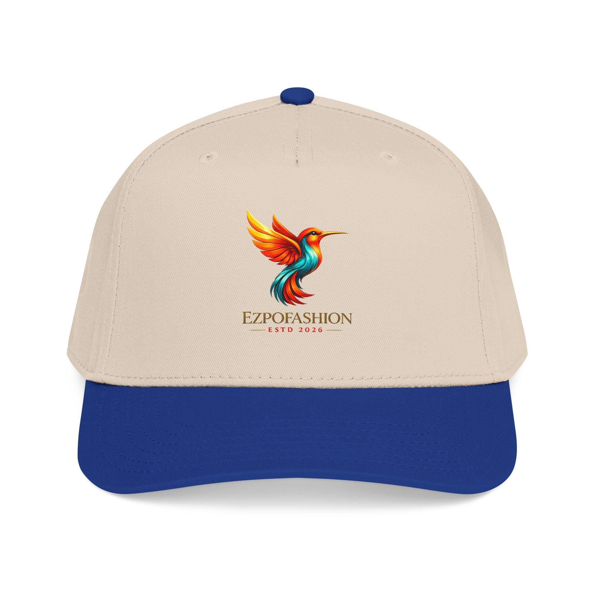 EZPO Logo Baseball Cap — Retro Graphic Mid-Profile Snapback Hat