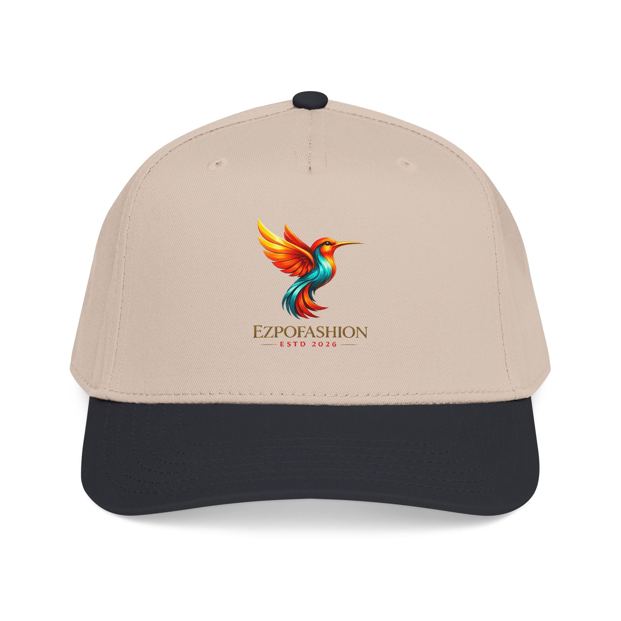 EZPO Logo Baseball Cap — Retro Graphic Mid-Profile Snapback Hat