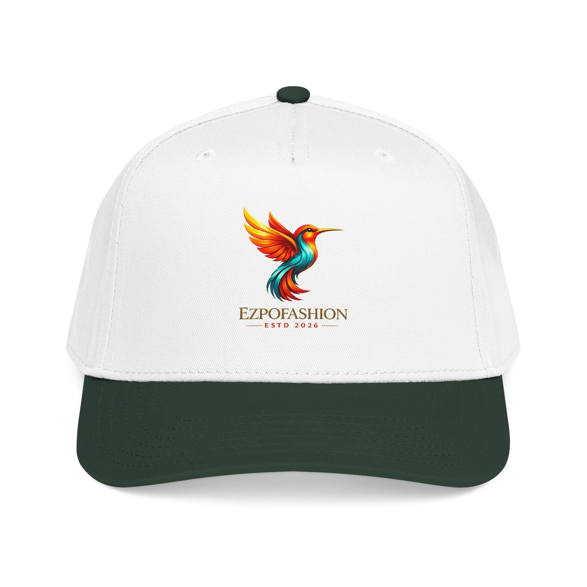 EZPO Logo Baseball Cap — Retro Graphic Mid-Profile Snapback Hat