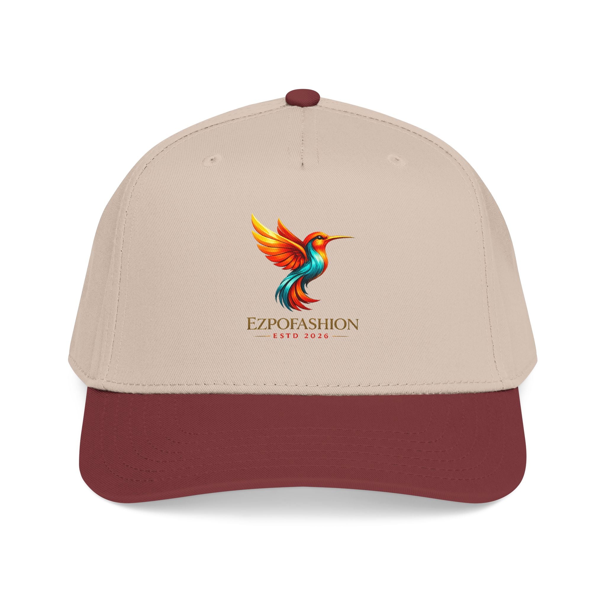 EZPO Logo Baseball Cap — Retro Graphic Mid-Profile Snapback Hat