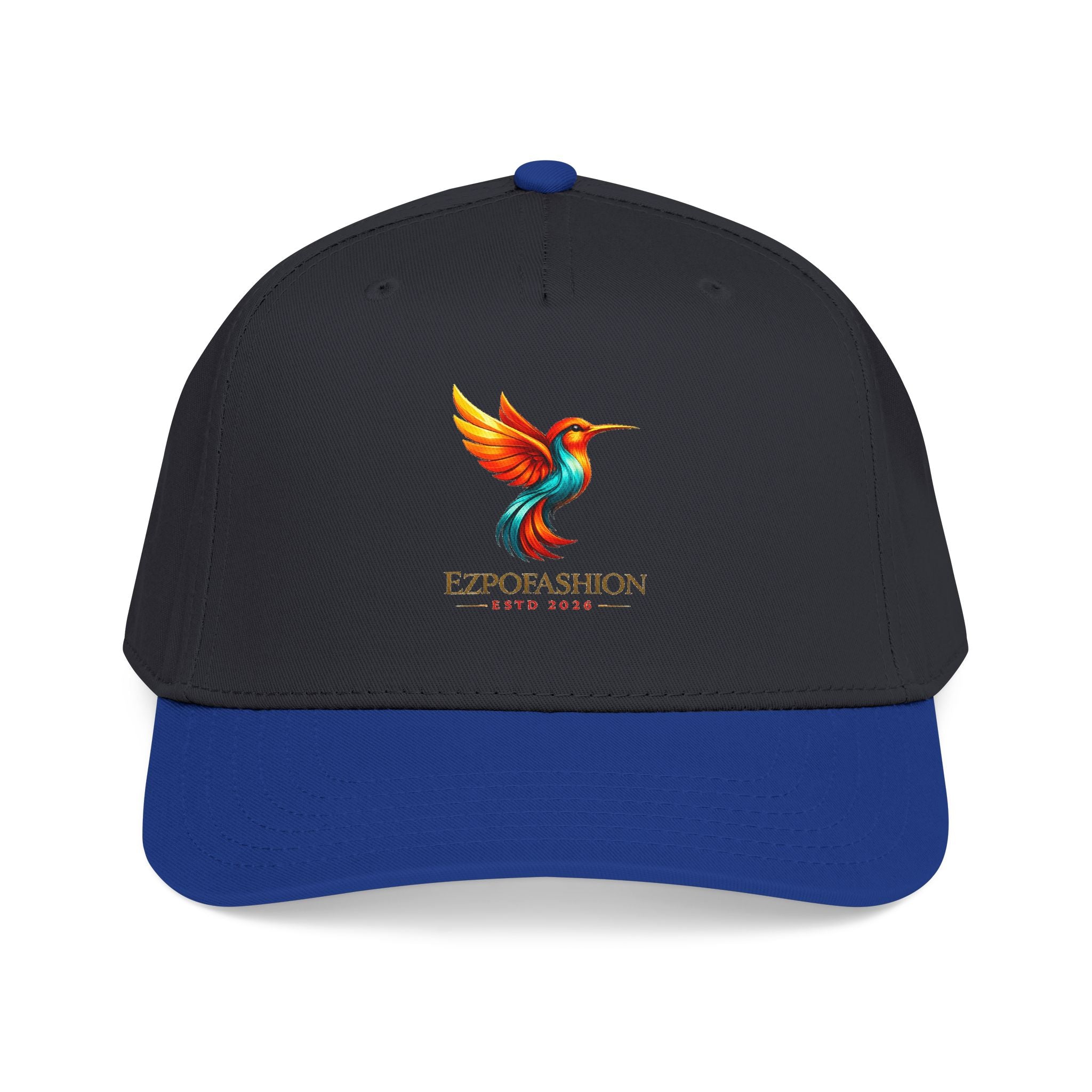 EZPO Logo Baseball Cap — Retro Graphic Mid-Profile Snapback Hat