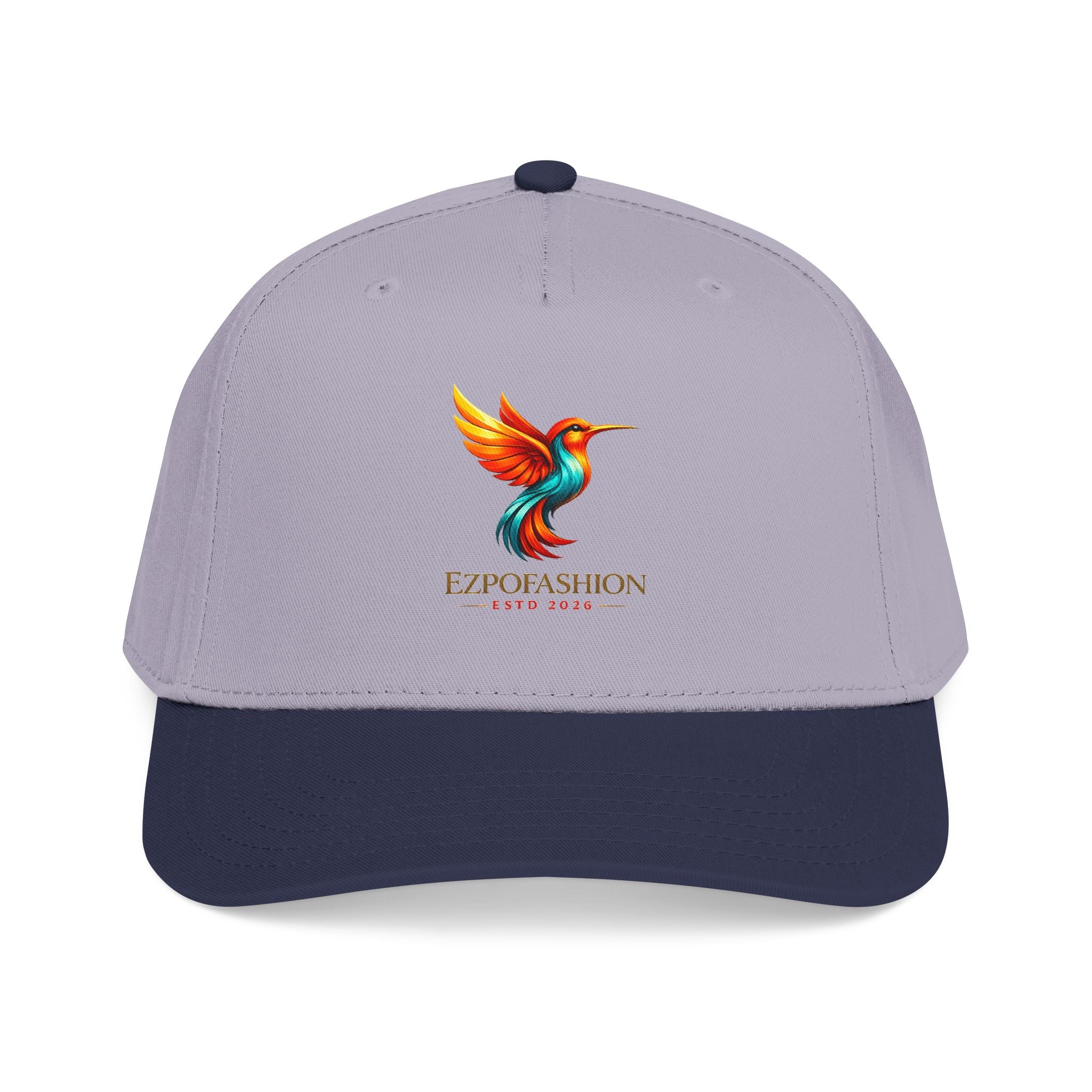 EZPO Logo Baseball Cap — Retro Graphic Mid-Profile Snapback Hat