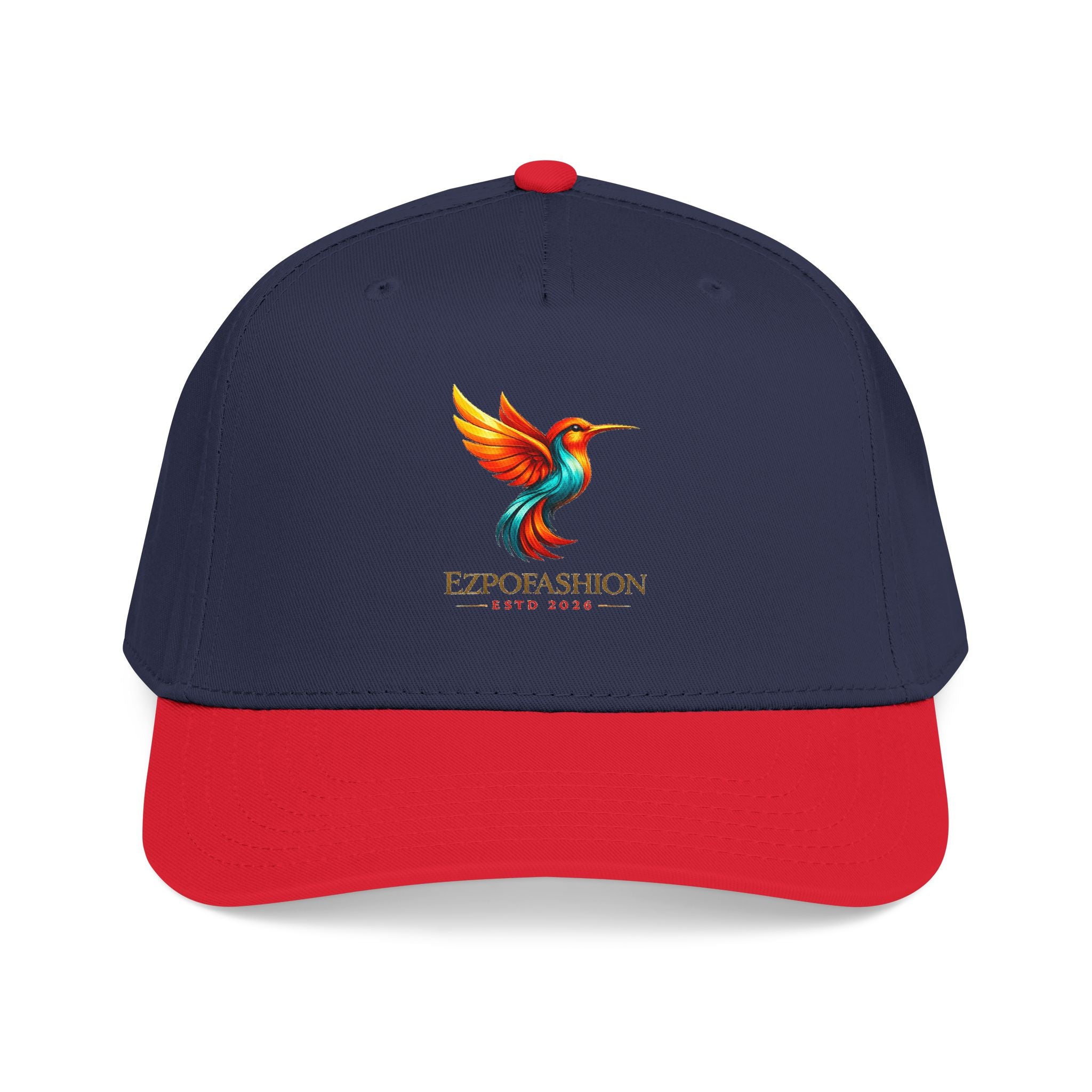 EZPO Logo Baseball Cap — Retro Graphic Mid-Profile Snapback Hat