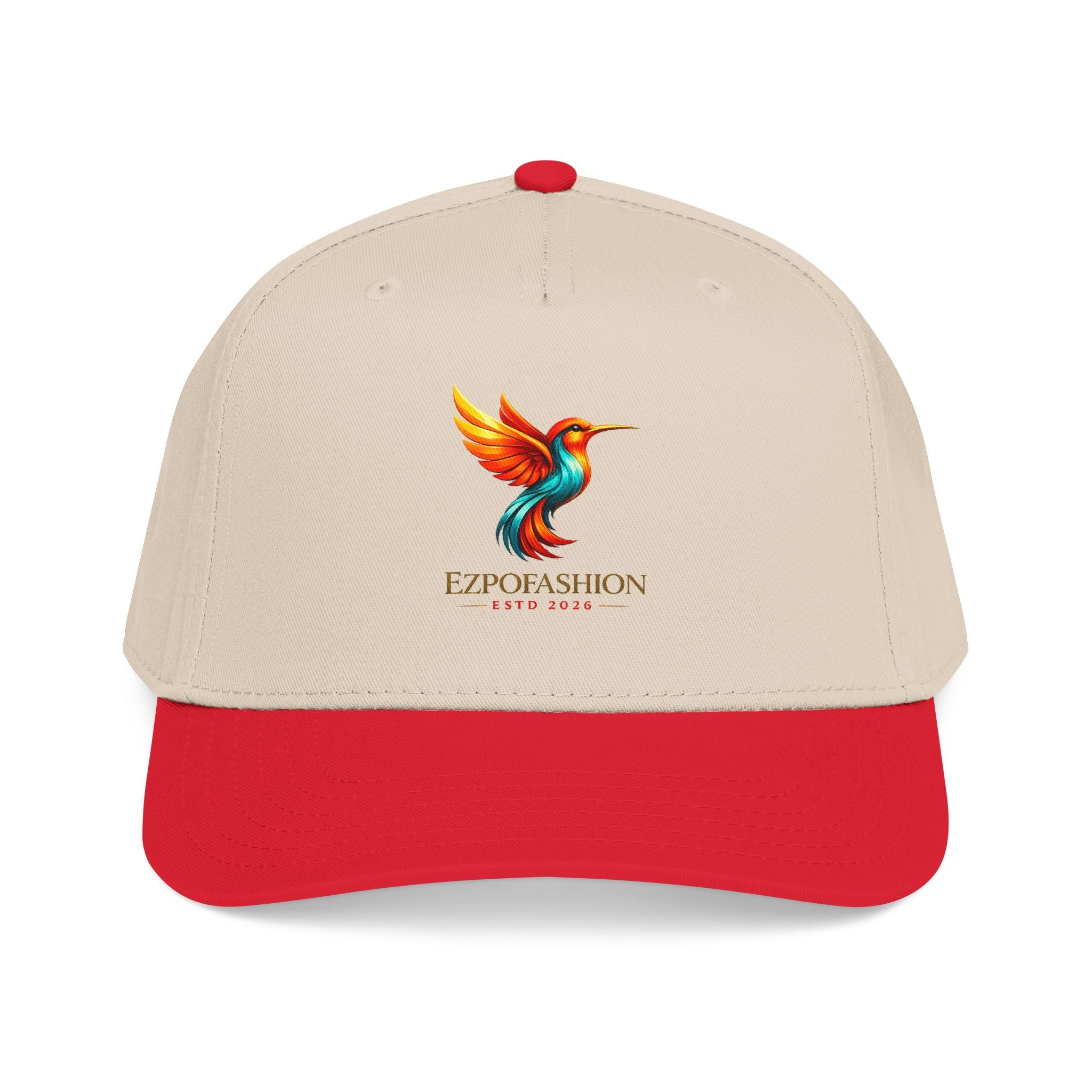 EZPO Logo Baseball Cap — Retro Graphic Mid-Profile Snapback Hat