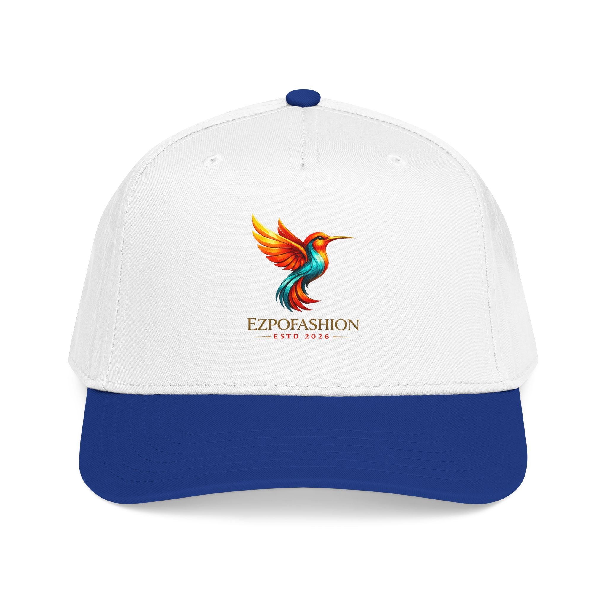 EZPO Logo Baseball Cap — Retro Graphic Mid-Profile Snapback Hat