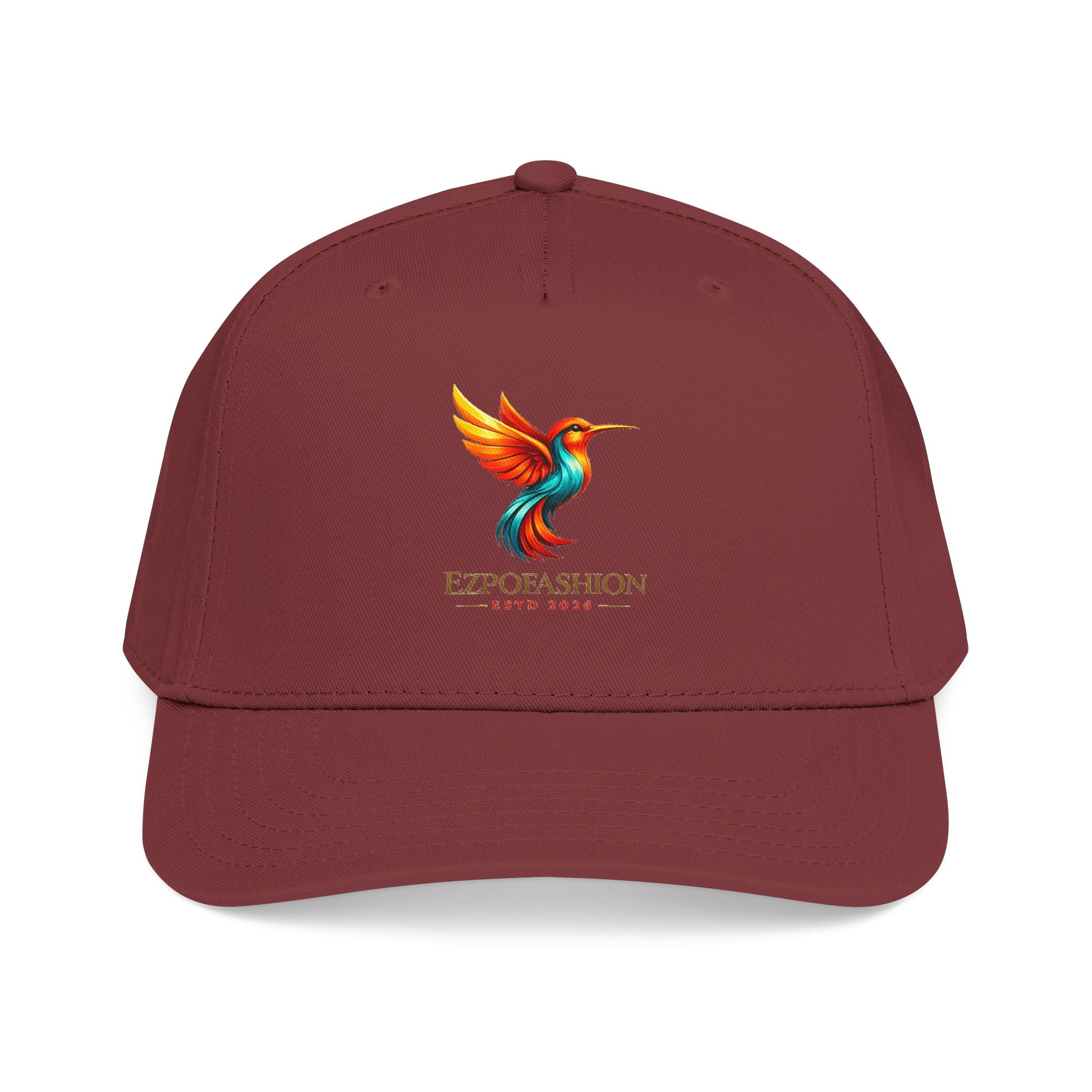 EZPO Logo Baseball Cap — Retro Graphic Mid-Profile Snapback Hat