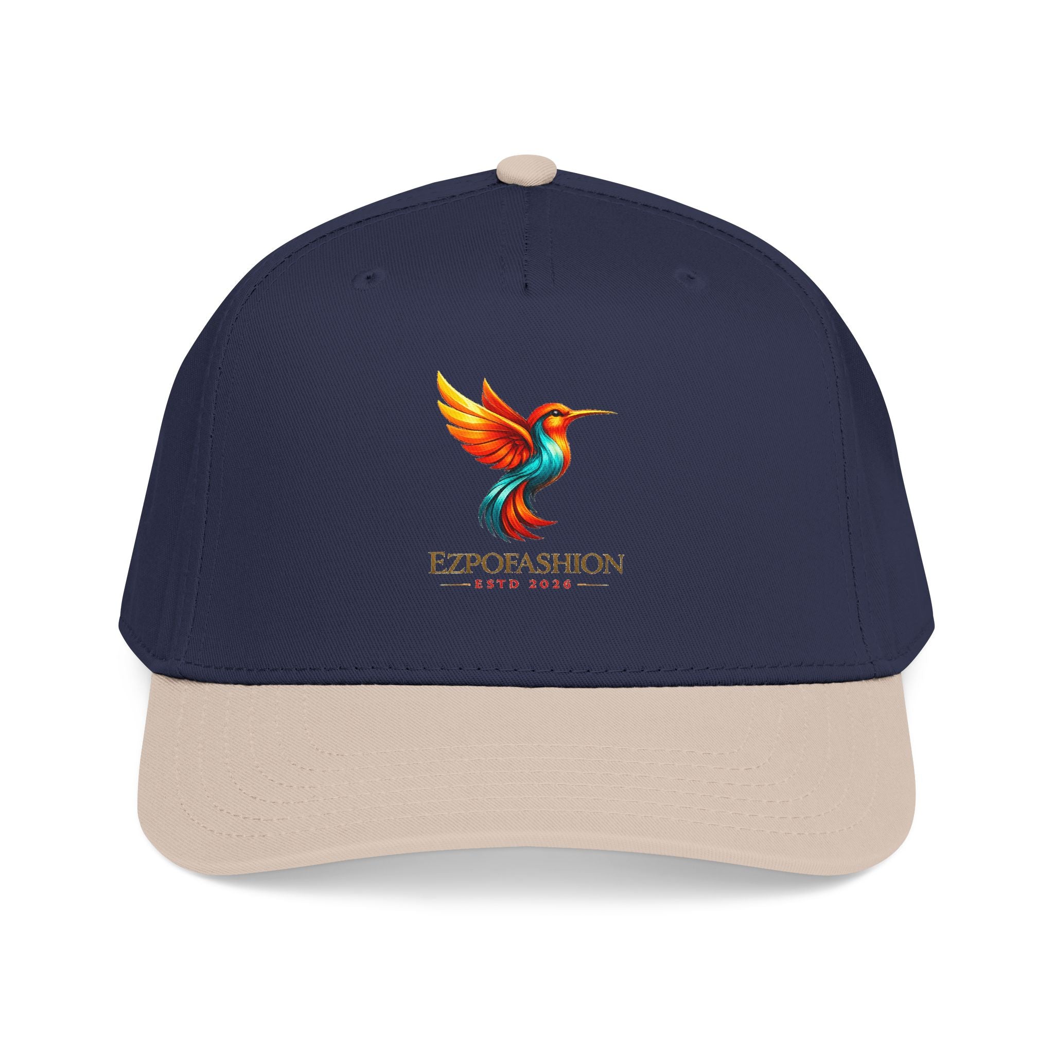 EZPO Logo Baseball Cap — Retro Graphic Mid-Profile Snapback Hat