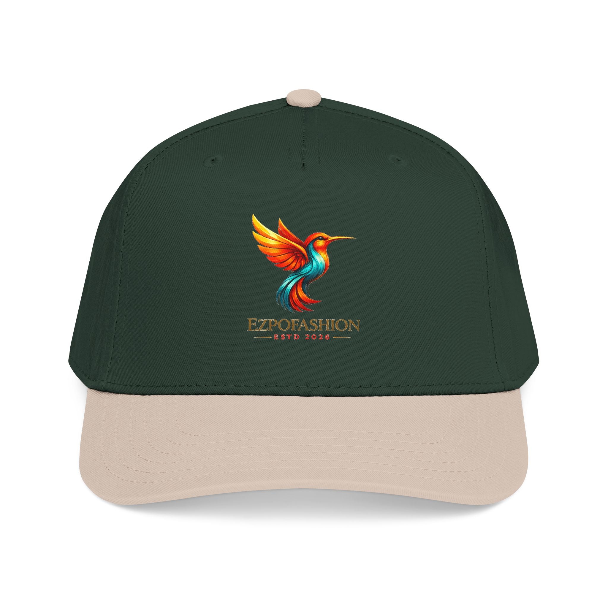 EZPO Logo Baseball Cap — Retro Graphic Mid-Profile Snapback Hat