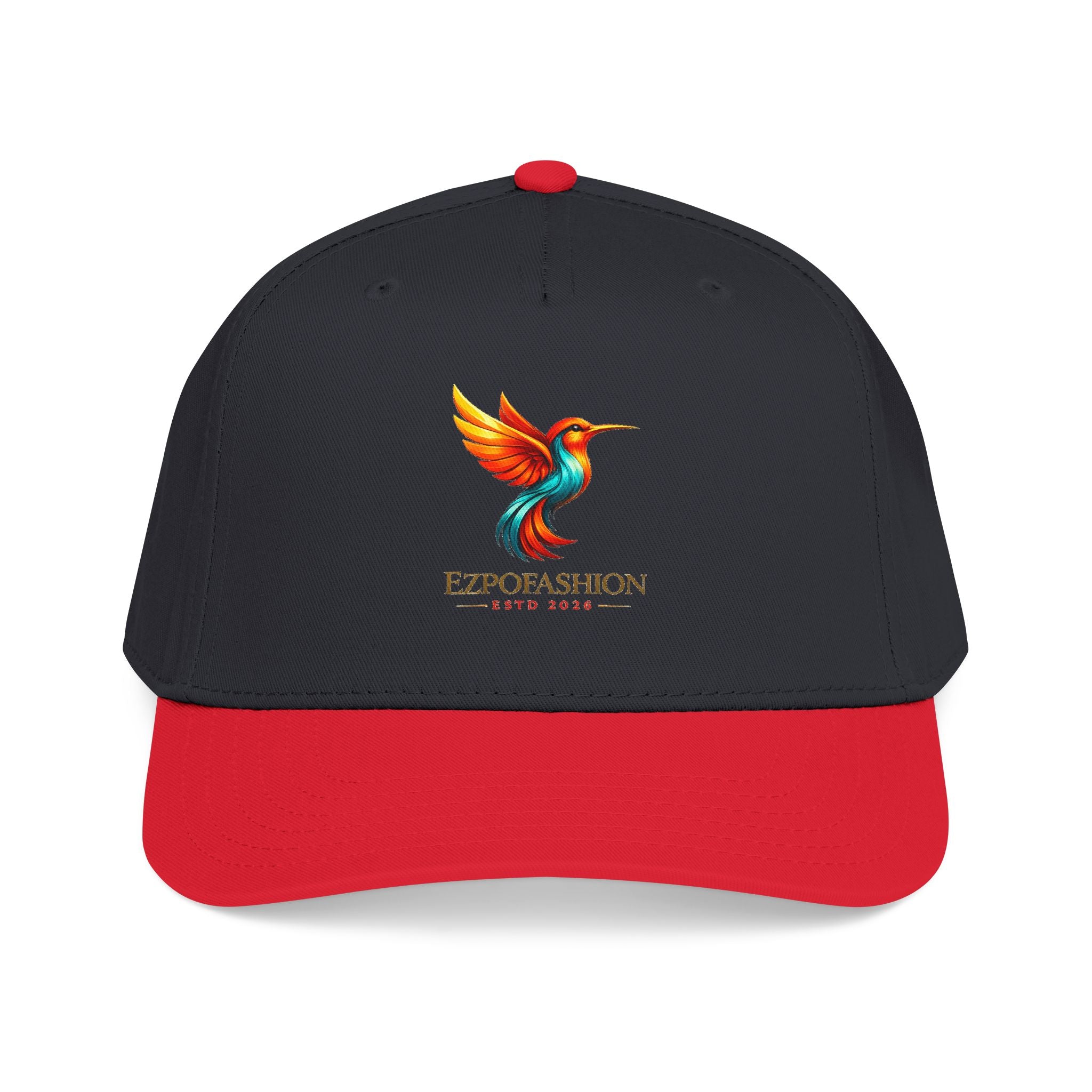 EZPO Logo Baseball Cap — Retro Graphic Mid-Profile Snapback Hat