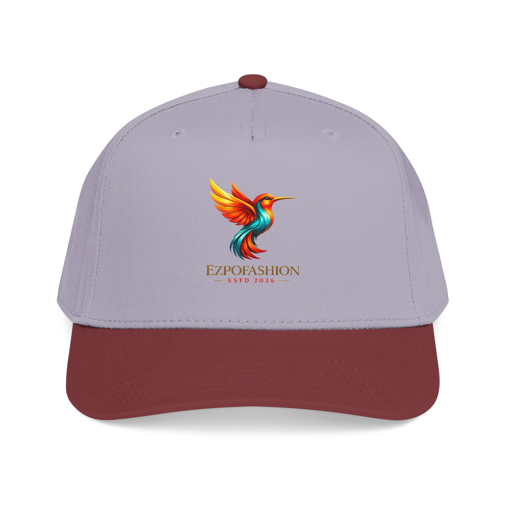 EZPO Logo Baseball Cap — Retro Graphic Mid-Profile Snapback Hat