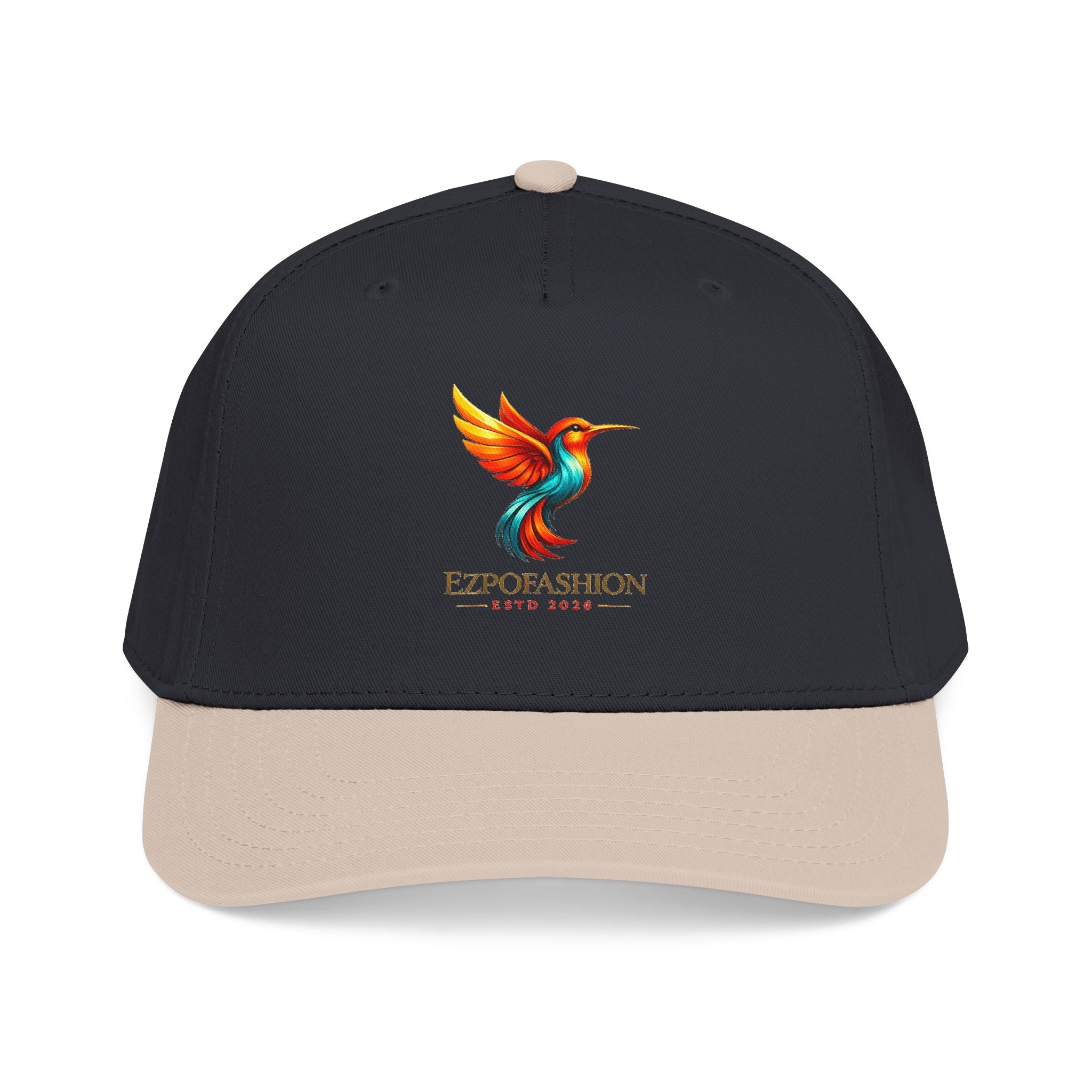EZPO Logo Baseball Cap — Retro Graphic Mid-Profile Snapback Hat