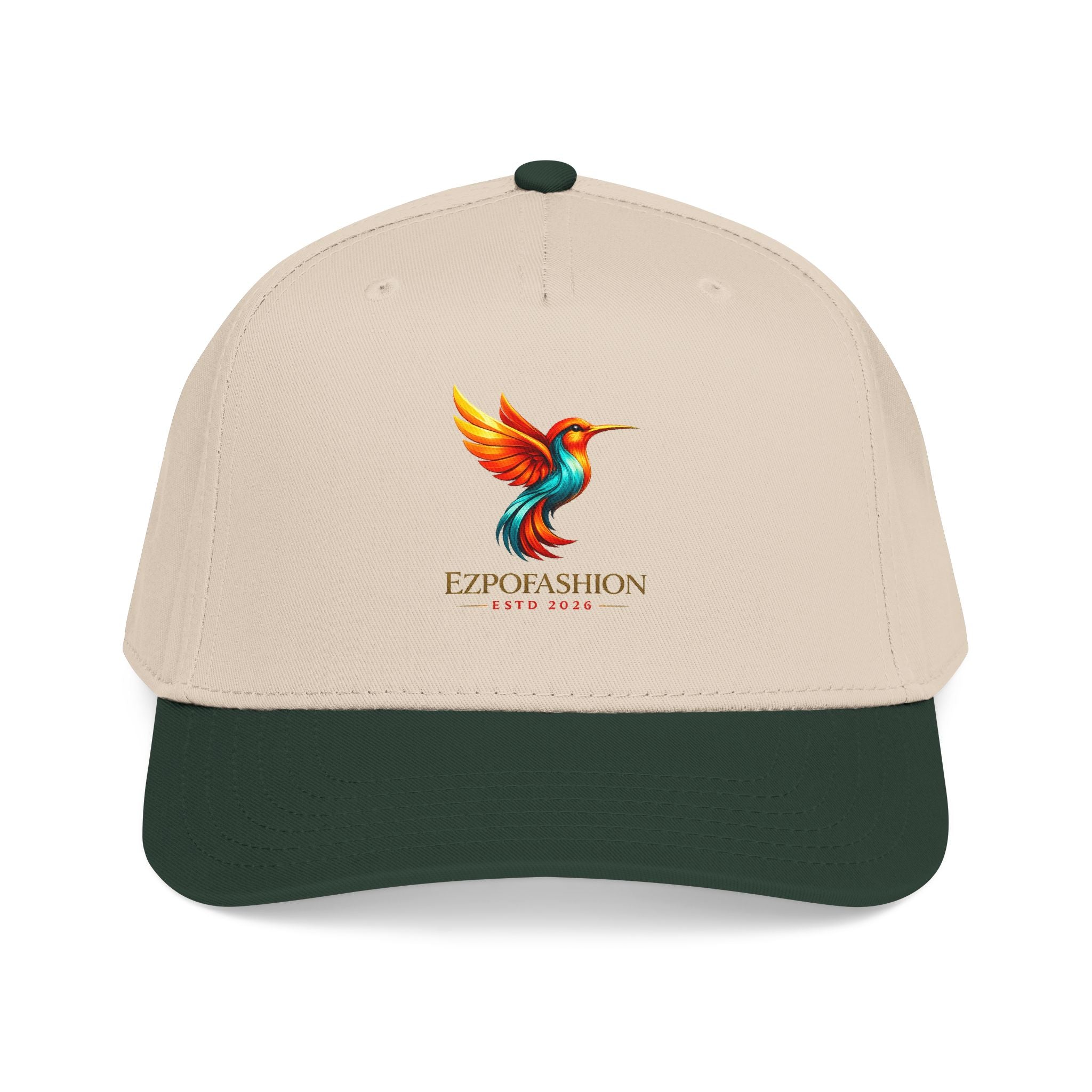 EZPO Logo Baseball Cap — Retro Graphic Mid-Profile Snapback Hat