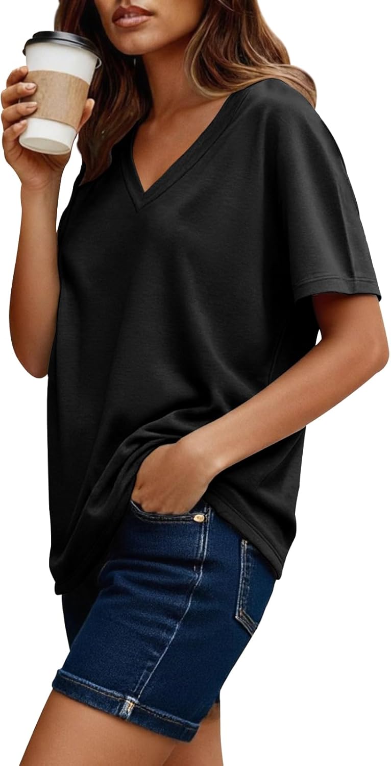 Chic Summer V-Neck Tees