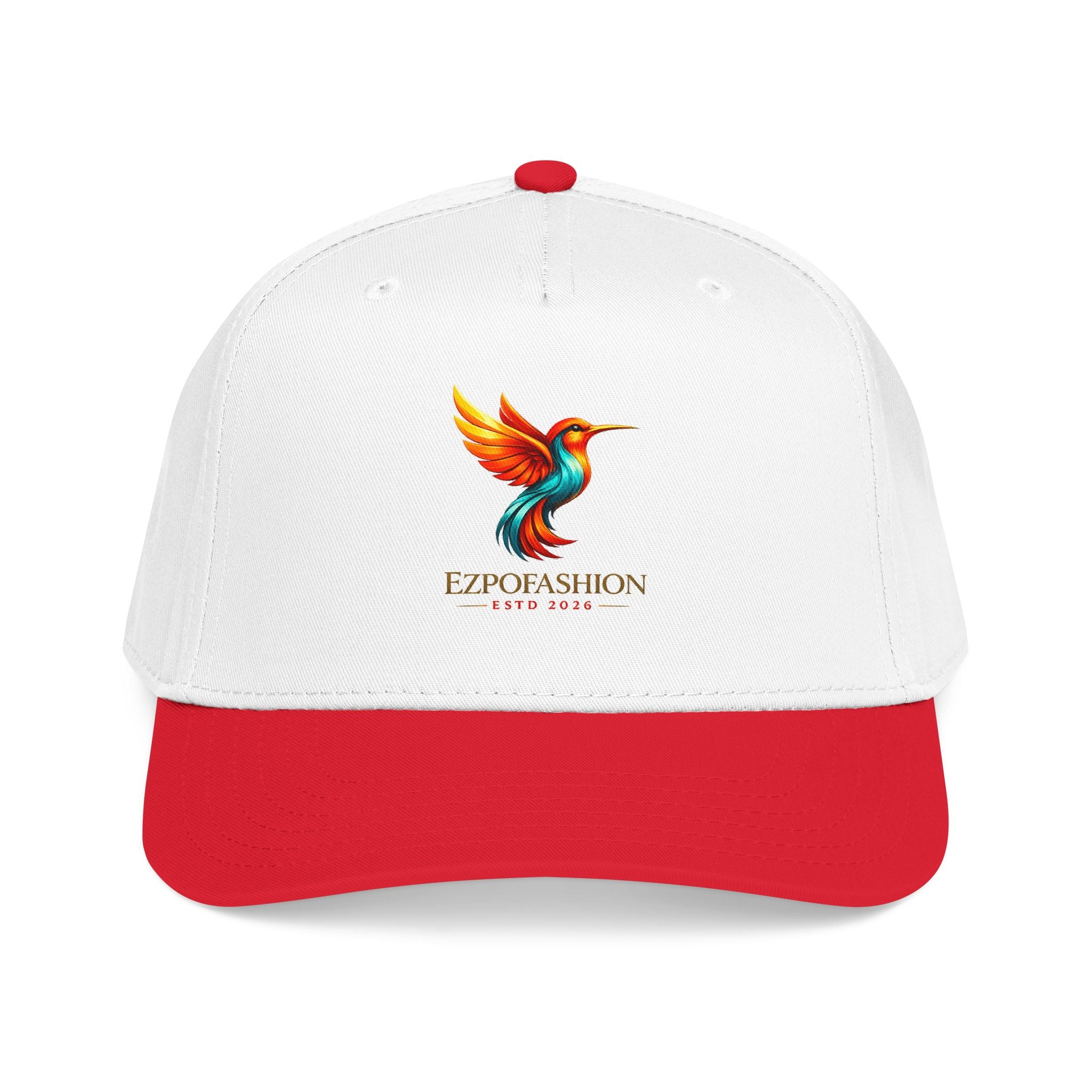EZPO Logo Baseball Cap — Retro Graphic Mid-Profile Snapback Hat