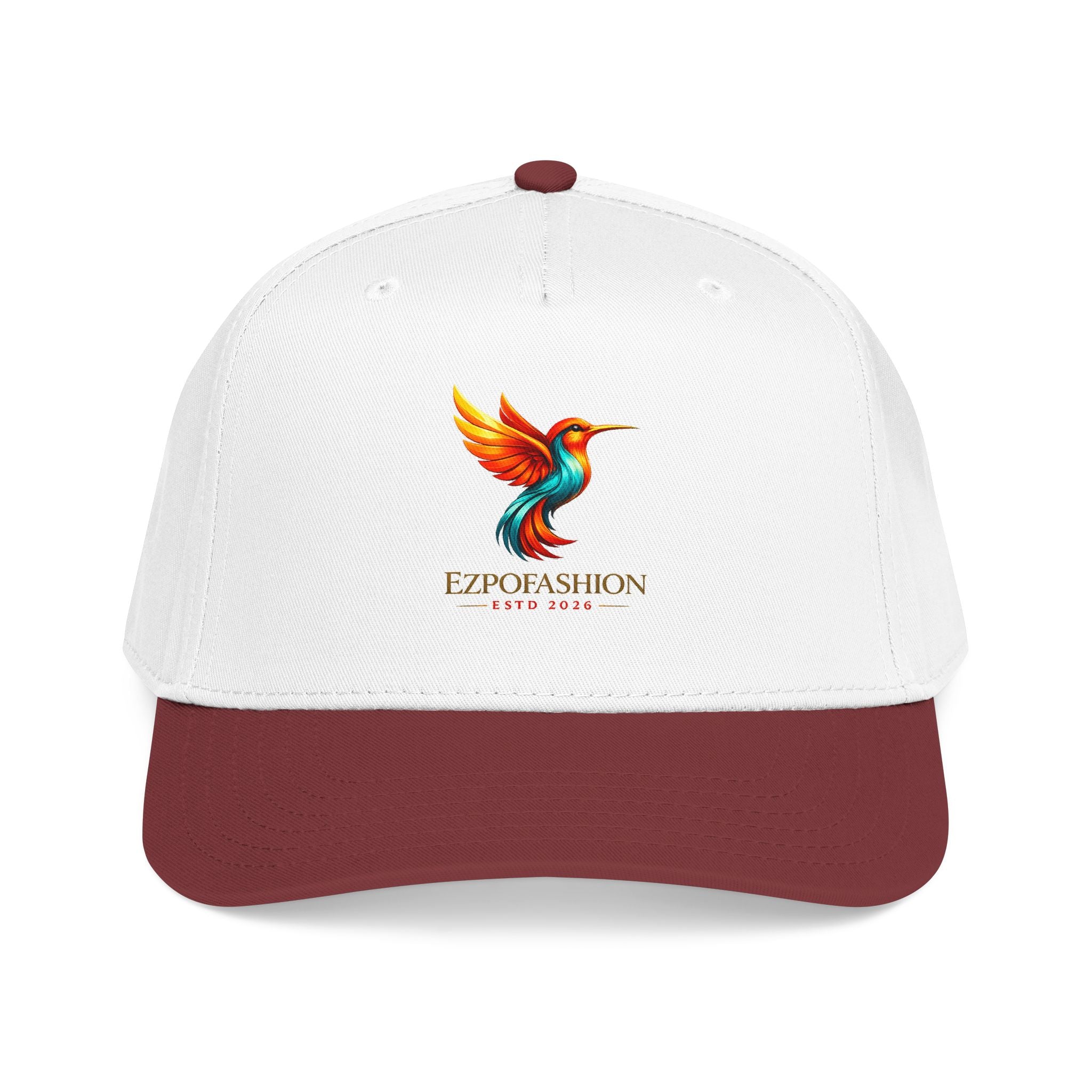 EZPO Logo Baseball Cap — Retro Graphic Mid-Profile Snapback Hat