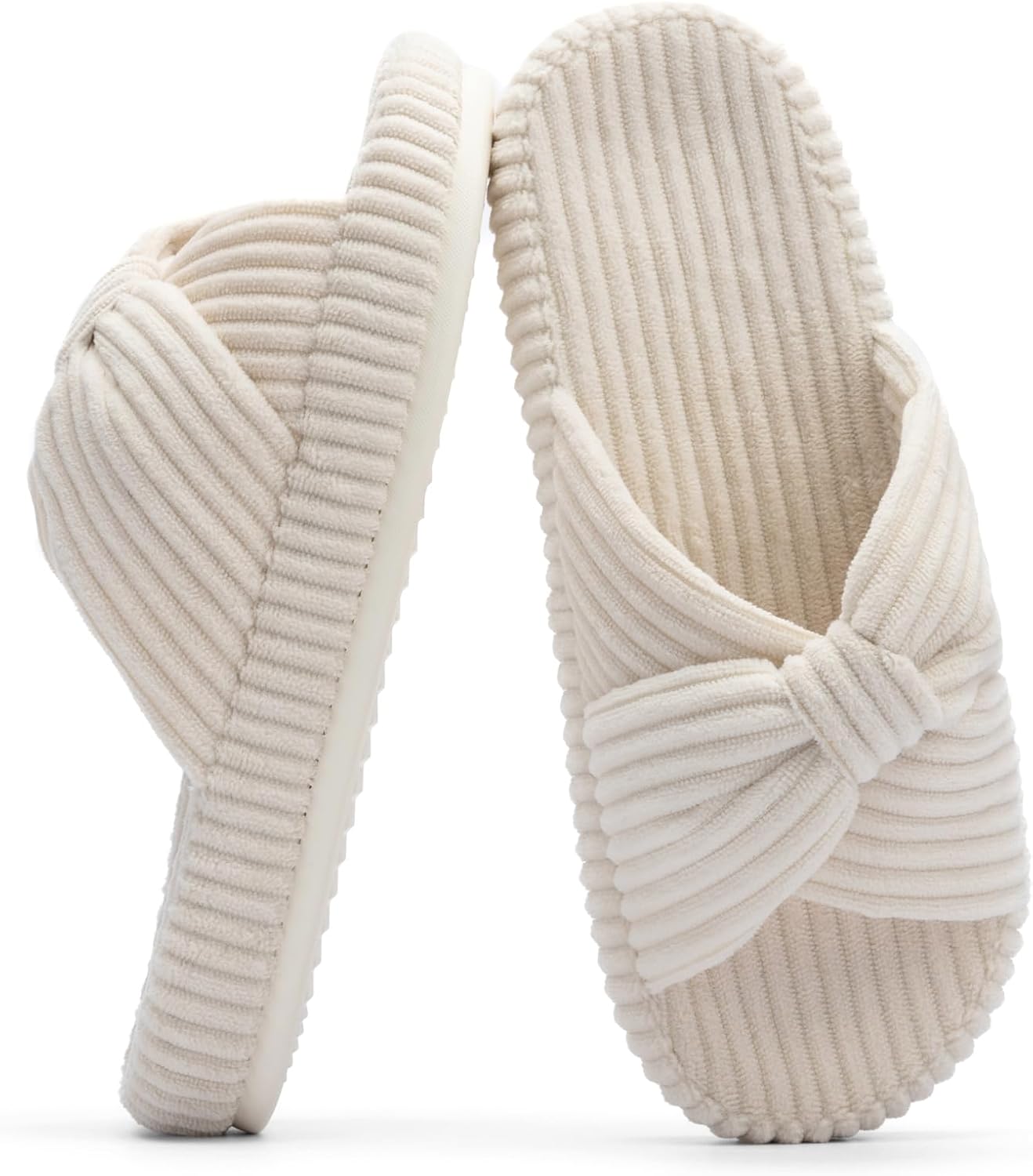 Cozy Memory Foam Bow Slippers
