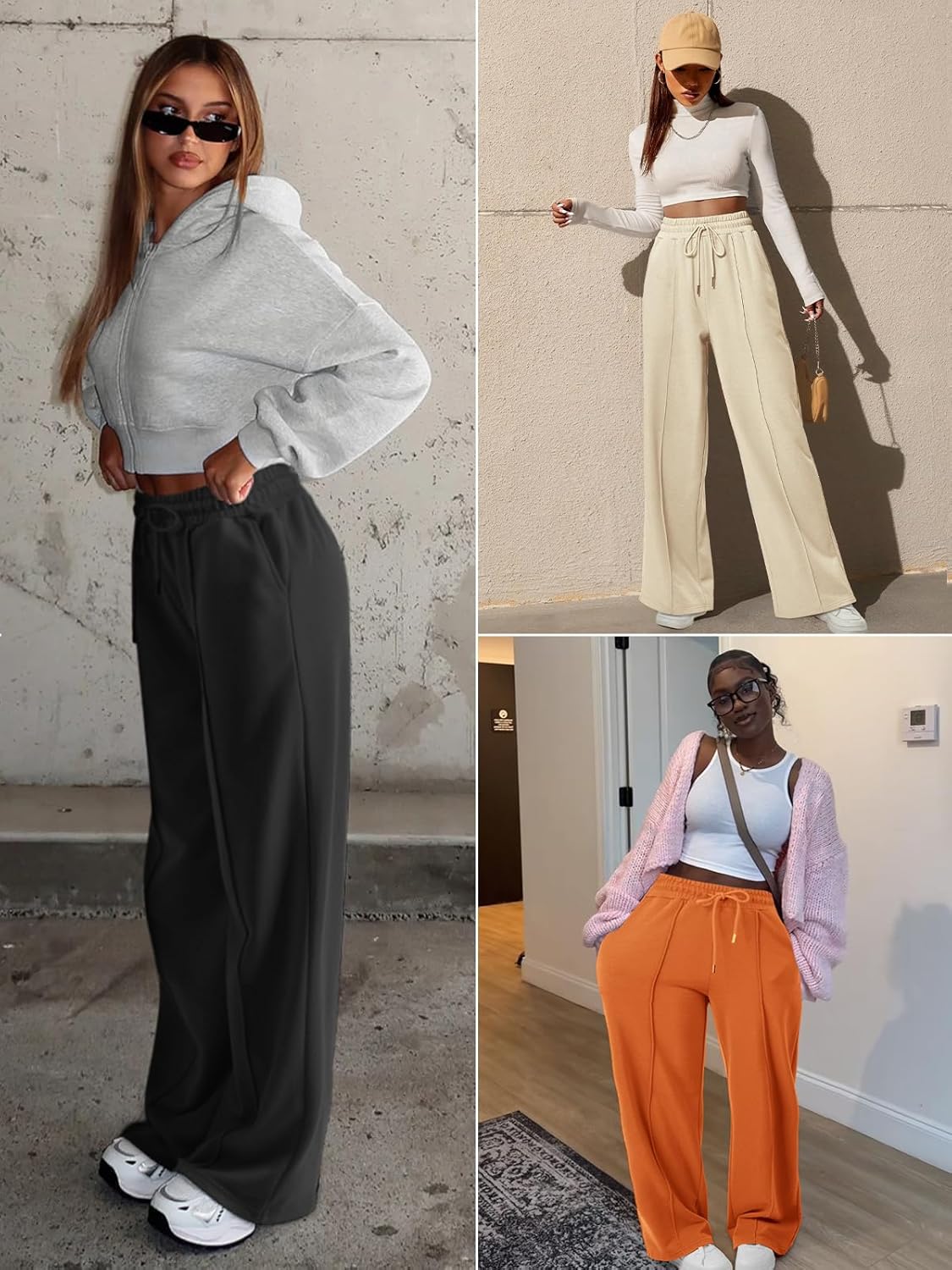 Comfortable Wide-Leg Joggers