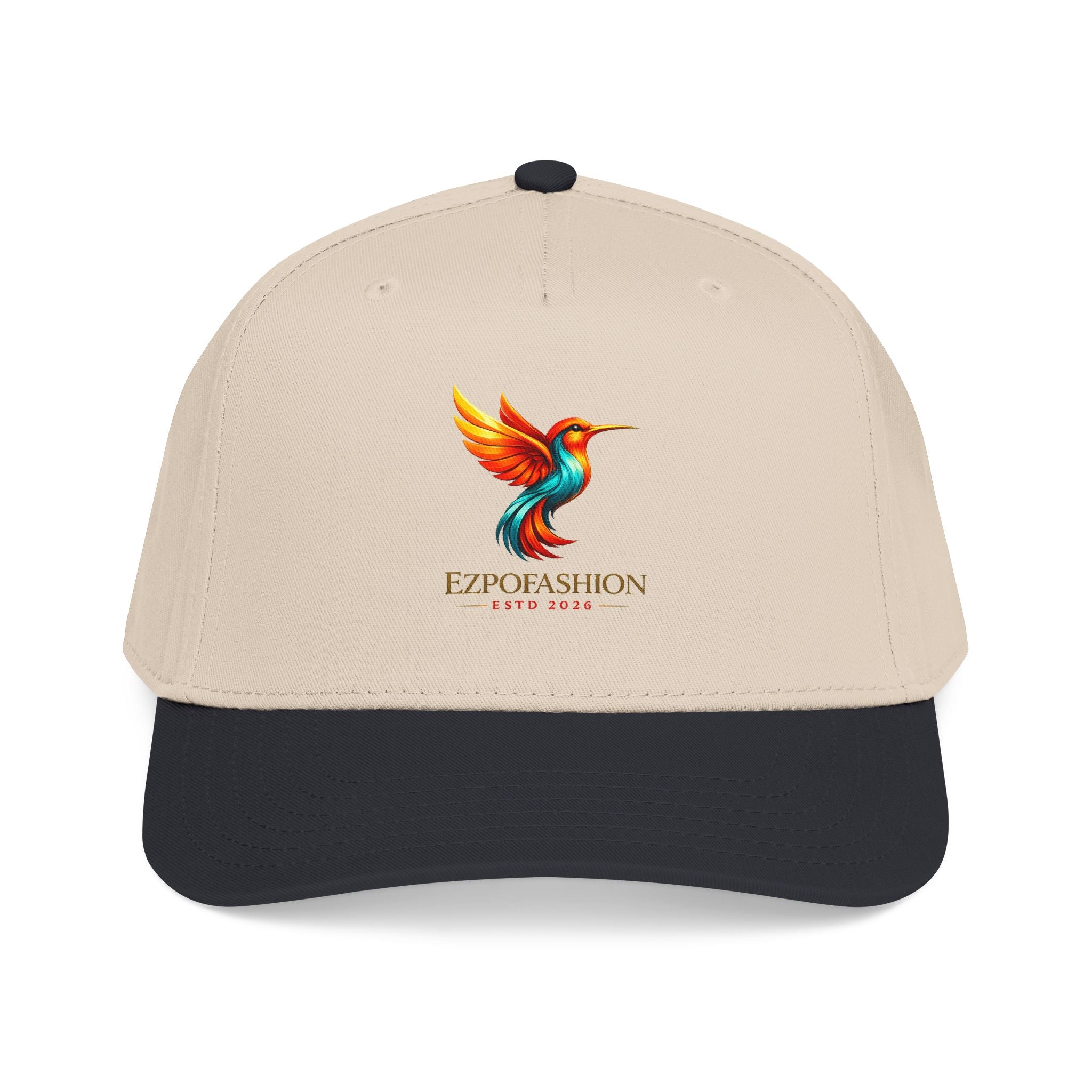 EZPO Logo Baseball Cap — Retro Graphic Mid-Profile Snapback Hat