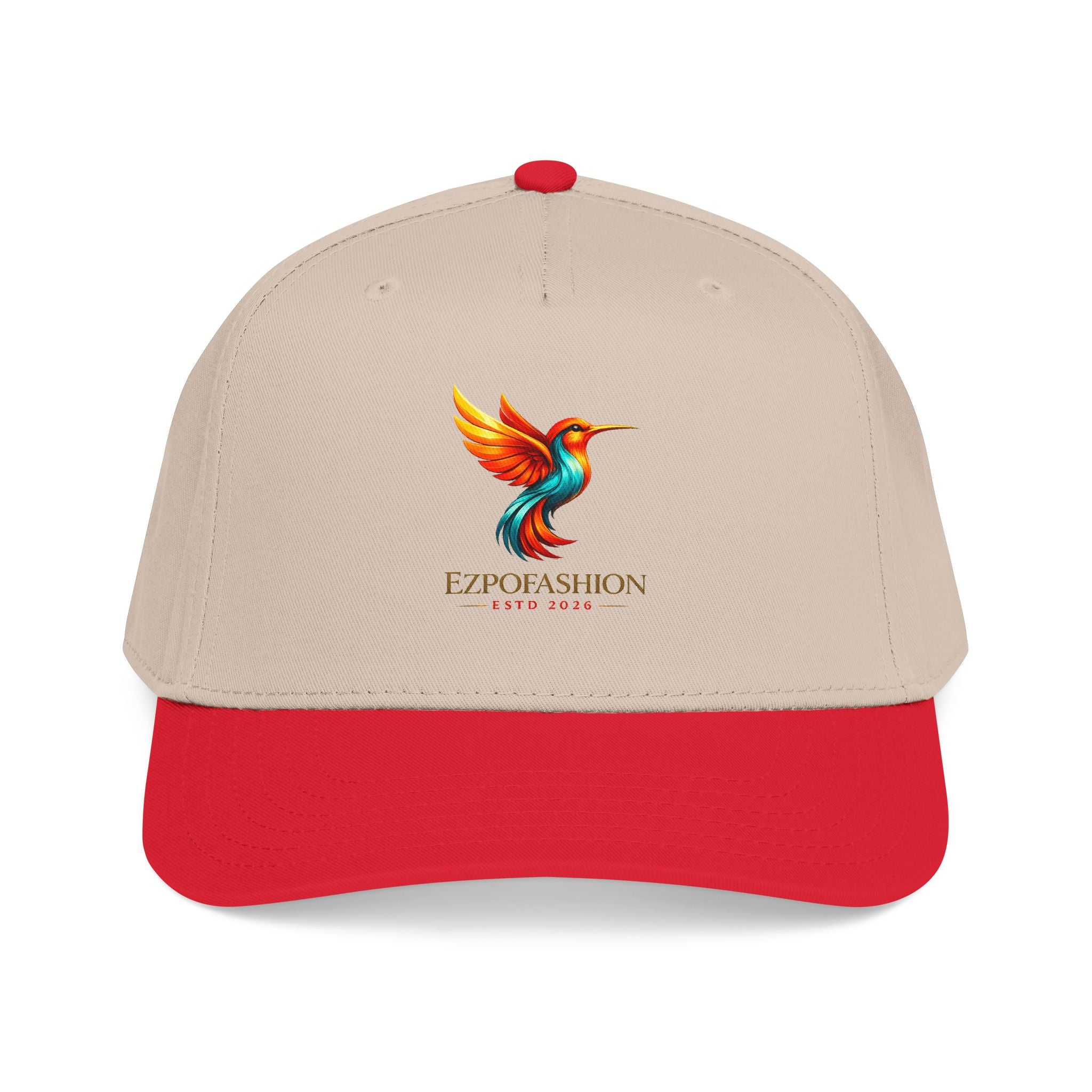 EZPO Logo Baseball Cap — Retro Graphic Mid-Profile Snapback Hat