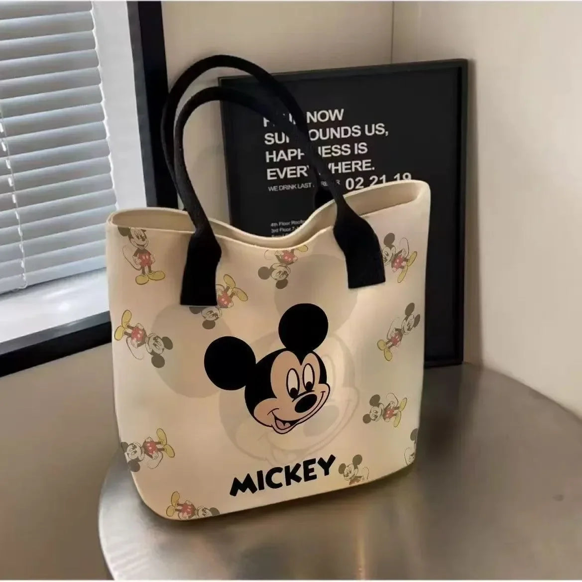 Charming Mickey & Minnie Tote Bag