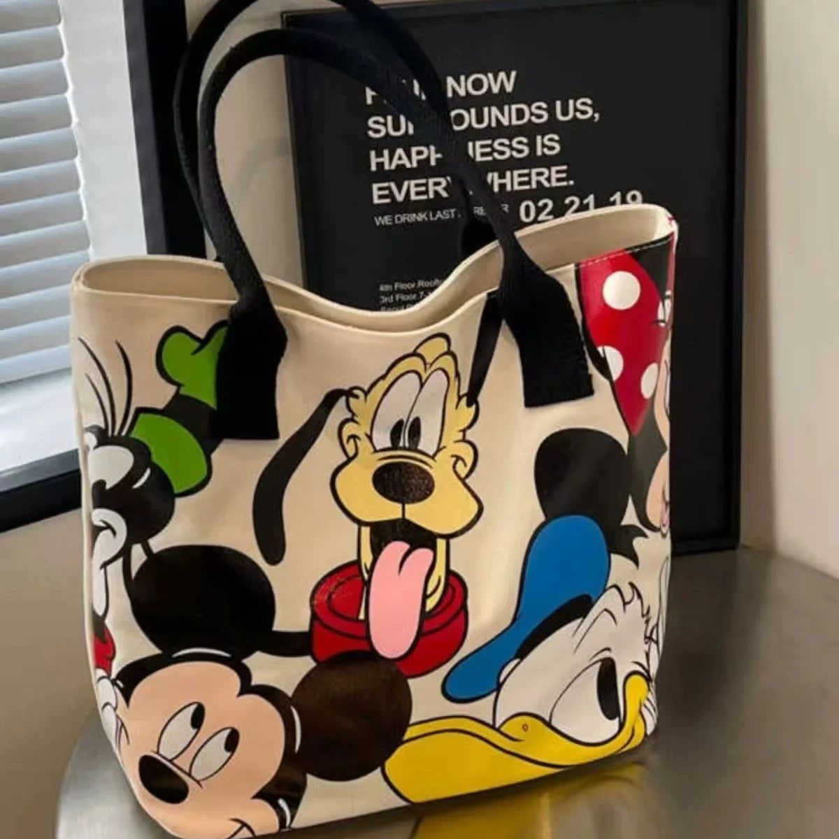 Charming Mickey & Minnie Tote Bag